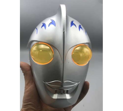 toptan-xml-dropshipping-Cadılar Bayramı Pörtlek Göz Camlı Uzaylı Maskesi - Robot Maskesi 24x16 cm