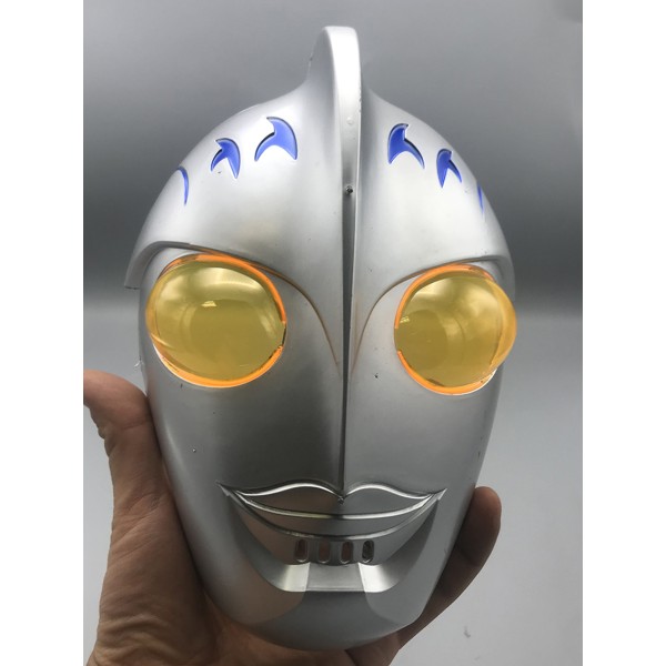 toptan-xml-dropshipping-Cadılar Bayramı Pörtlek Göz Camlı Uzaylı Maskesi - Robot Maskesi 24x16 cm