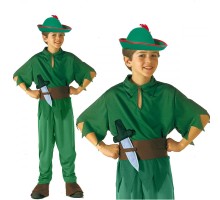Peter Pan Kostümü - Alman Kostümü - Robin Hood Kostümü 10-12 Yaş