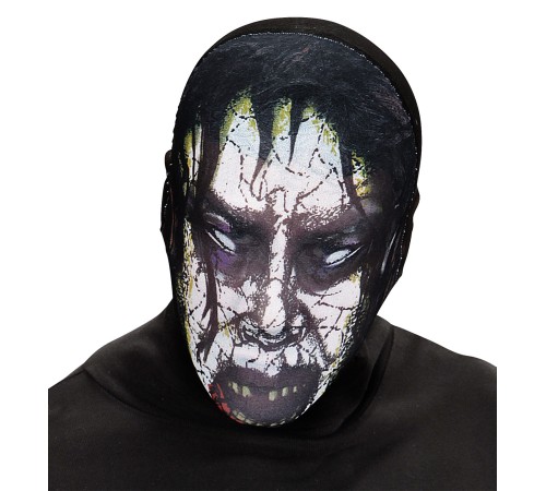 Kafaya Tam Geçmeli Bez Zombie Maskesi - Streç Korku Maskesi - 3D Baskılı Maske Model 6