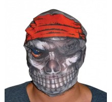 Kafaya Tam Geçmeli Bez Korsan Maskesi - Streç Korku Maskesi - 3D Baskılı Maske Model 4