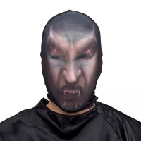 Kafaya Tam Geçmeli Bez Vampir Maskesi - Streç Korku Maskesi - 3D Baskılı Maske Model 11