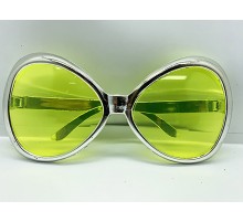 Yeşilçam Temalı Parti Gözlüğü Gümüş Renk 7x16 cm