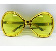 Yeşilçam Temalı Parti Gözlüğü Gold Renk 7x16 cm