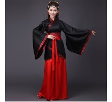 Çinli Kostümü Kız Çocuk - Çocuk Çinli Kostüm 11-12 Yaş