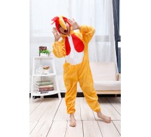 Çocuk Horoz Kostümü - Tavuk Kostümü 4-5 Yaş 100 cm