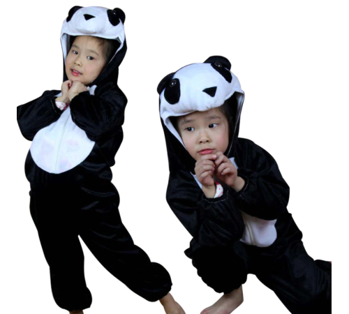 toptan-xml-dropshipping-Çocuk Panda Kostümü 4-5 Yaş 100 cm