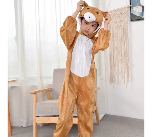 toptan-xml-dropshipping-Çocuk Ayı Kostümü - Maymun Kostümü 2-3 Yaş 80 cm