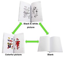 Sihirli Defter Sihirli Kitap İlizyon Oyunu Sihirli Oyun Defteri 13x10 cm