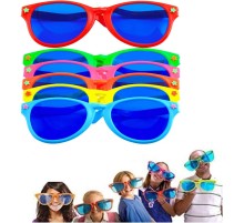 Büyük Parti Gözlüğü Rengarenk 12 Adet 27x9 cm