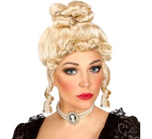 Sarışın Kontes Peruk - Astarlı Topuz Model Kontes Peruğu