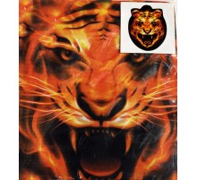 Yüze Yapışan Kafaya Tam Geçmeli Streç Aslan Kaplan Maske Bez Maske Model 10-2