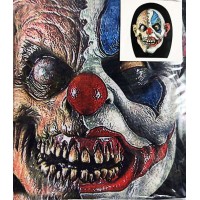 Yüze Yapışan Kafaya Tam Geçmeli Streç Joker Maske Bez Maske Model 1-2