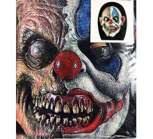 Yüze Yapışan Kafaya Tam Geçmeli Streç Joker Maske Bez Maske Model 1-2