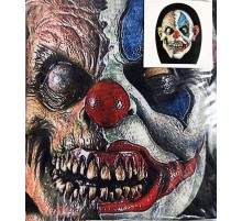 Yüze Yapışan Kafaya Tam Geçmeli Streç Joker Maske Bez Maske Model 1-2