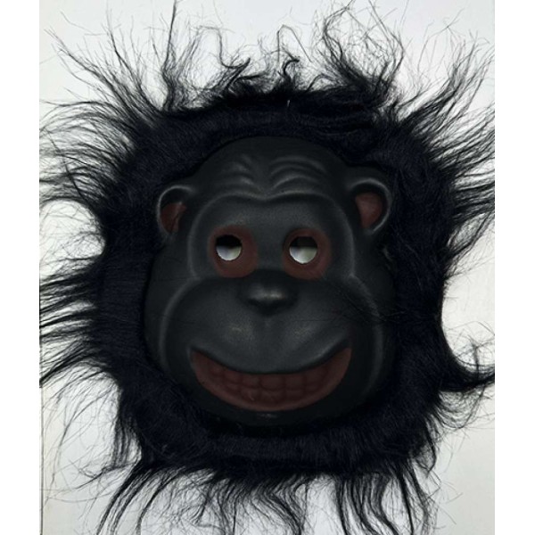 toptan-xml-dropshipping-Orangutan Maskesi - Maymun Maskesi - Goril Maskesi Yetişkin Çocuk Uyumlu Siyah Renk Model 1