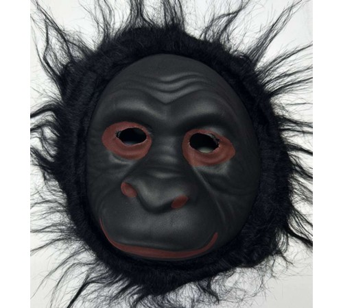 toptan-xml-dropshipping-Orangutan Maskesi - Maymun Maskesi - Goril Maskesi Yetişkin Çocuk Uyumlu Siyah Renk Model 3
