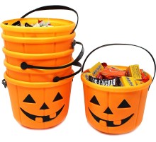 Cadılar Bayramı Halloween Şeker Toplama Balkabağı Kovası 1 Adet 18x14 cm