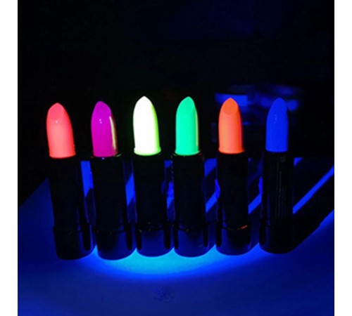 toptan-xml-dropshipping-Karanlıkta Parlayan Yanan UV Neon Ruj Yüz Boyama 6 Adet 6 Renk