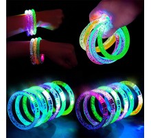 Led Işıklı Pilli Işıklı Rengarenk Bileklik Işıklı Bilezik Karışık Renk 1 Adet