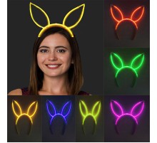 Karanlıkta Yanan Fosforlu Glow Stick Taç 6 Renk 6 Adet