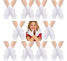 Beyaz Renk Likralı 23 Nisan 29 Ekim 19 Mayıs Gösteri Bando Eldiveni 10 Çift ( 20 Adet )