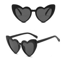 Siyah Renk Kalp Şekilli Parti Gözlüğü 15x5 cm