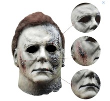 Michael Myers Lateks Maske - Michael Myers Et Maske Kafaya Tam Geçmeli