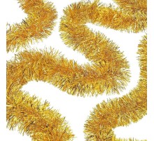 Parti İçin Mega Kalın Sim Süs 2 Metre Uzunluk 10 cm Genişlik Altın İthal