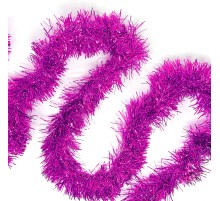 Parti İçin Mega Kalın Sim Süs 2 Metre Uzunluk 10 cm Genişlik Fuşya İthal