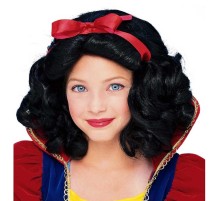 Pamuk Prenses Peruğu Kırmızı Fiyonklu