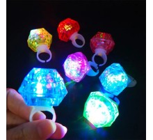 Kristal LED Parti Yüzük Seti 6 lı