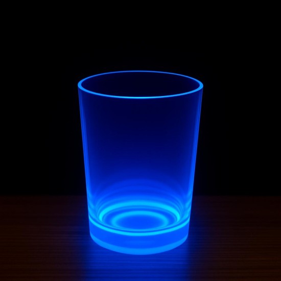 toptan-xml-dropshipping-PartyGlow Neon Mavi Bardak 8.5 x 10.5 cm