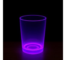 PartyGlow Neon Mor Bardak 8.5 x 10.5 cm