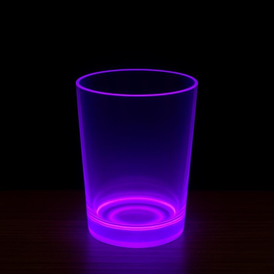 toptan-xml-dropshipping-PartyGlow Neon Mor Bardak 8.5 x 10.5 cm