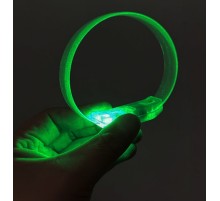 3 Modlu Pilli LED Işıklı Esnek Parti Bilekliği Yeşil