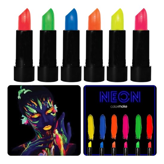 toptan-xml-dropshipping-GlowPaint 6’lı Neon Boya – UV Işıkta Parlayan Makyaj Seti
