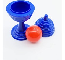 Mavi Renk Sihirli Kupa Top Kaybetme Oyunu 7 cm