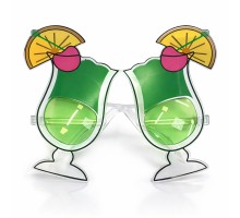 Kokteyl Bardak Parti Gözlüğü Yeşil Renk