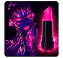 UV Neon Pembe Ruj – Karanlıkta Parlayan Makyaj Boyası