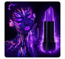 UV Neon Mor Ruj – Karanlıkta Parlayan Makyaj Boyası