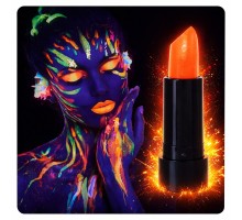 UV Neon Turuncu Ruj – Karanlıkta Parlayan Makyaj Boyası