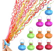 30 Şeritli Renkli Elle Atılan Konfeti – 5 Metre Uzayan Şerit Konfeti 1 Adet