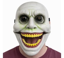 Hareketli Çene Mekanizmalı Korku Maskesi Yeşil