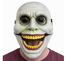 Hareketli Çene Mekanizmalı Korku Maskesi Yeşil