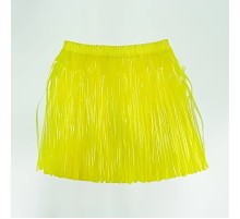 Neon Sarı Hawaii Parti Eteği 40 cm