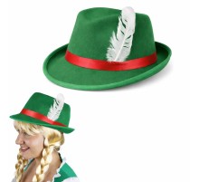 Yeşil Tüylü Alman Bavyera Şapkası