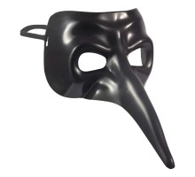 Siyah Uzun Burun Veba Doktoru Maskesi