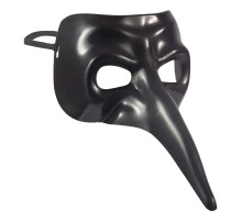 Siyah Uzun Burun Veba Doktoru Maskesi