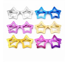 Yıldız Parti Gözlüğü 12'li Set – 6 Renk ( Camsız )